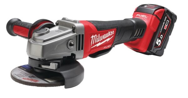 LEŅĶA SLĪPMAŠĪNA AKUM. 18V Ø125MM FIKS. ĀTRUMU