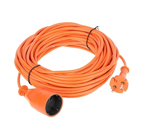 Pagarinātāja kabelis 10A 230V 20m